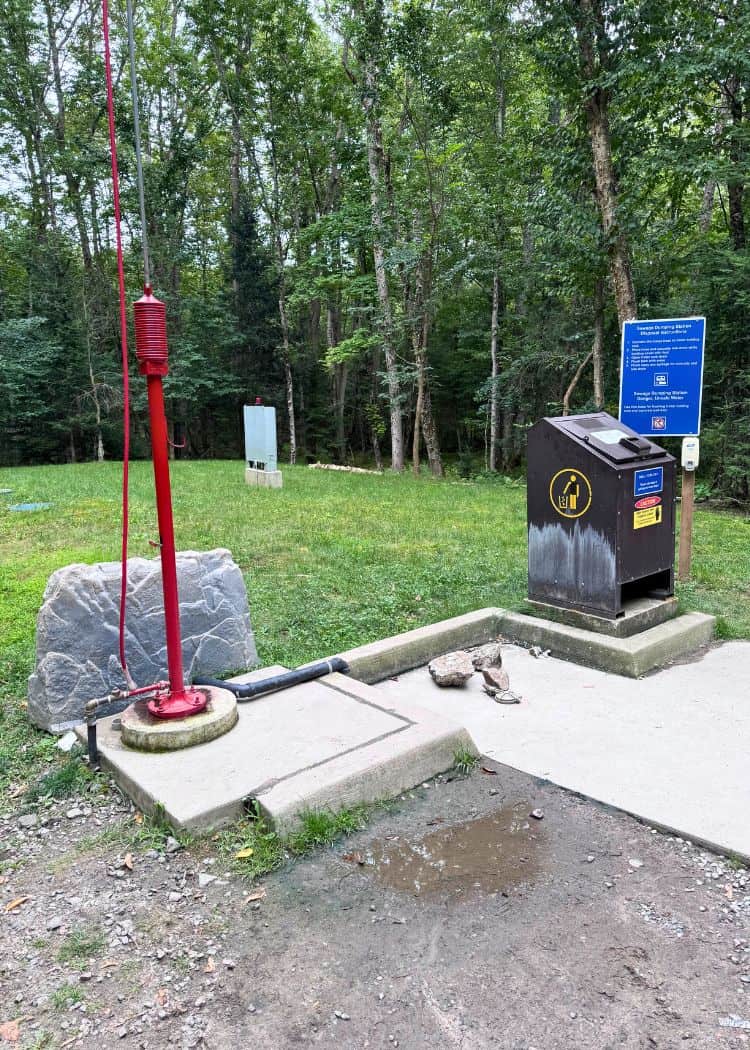 Restoule Provincial Park - Trailer Dump
