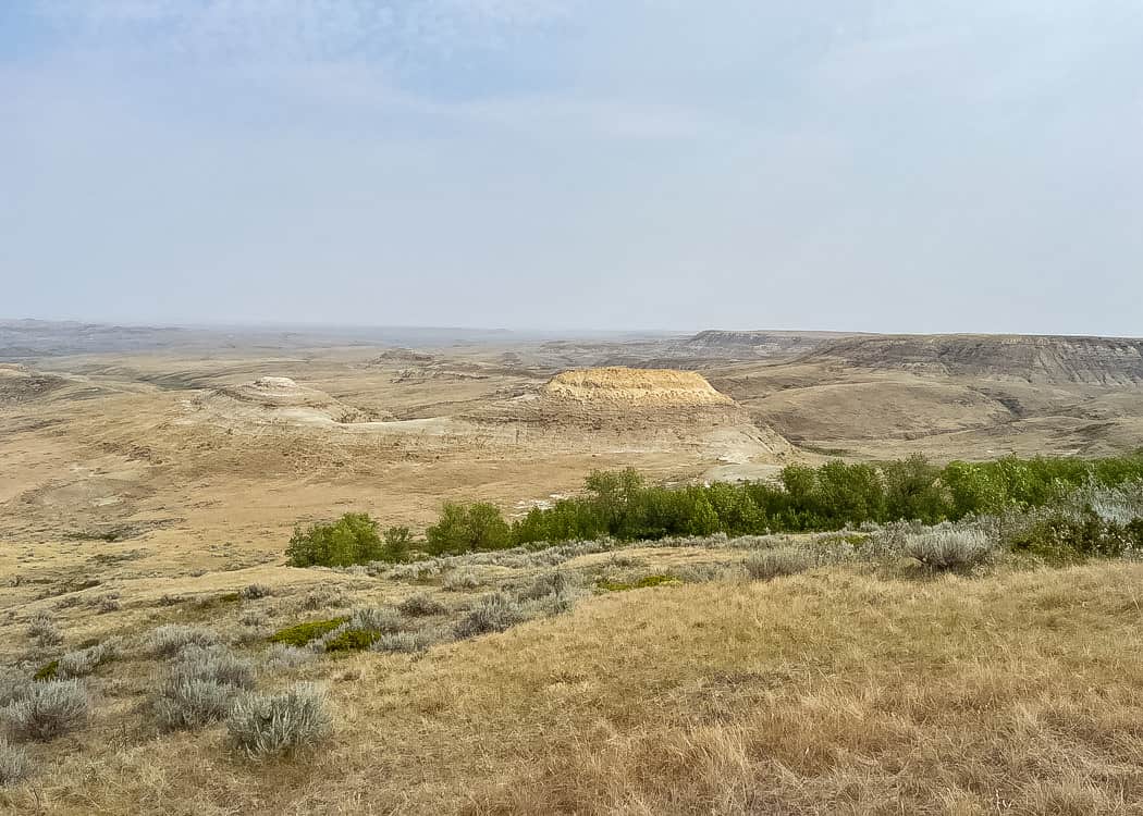 Grasslands NP - Badlands Parkway - Mauvais point view