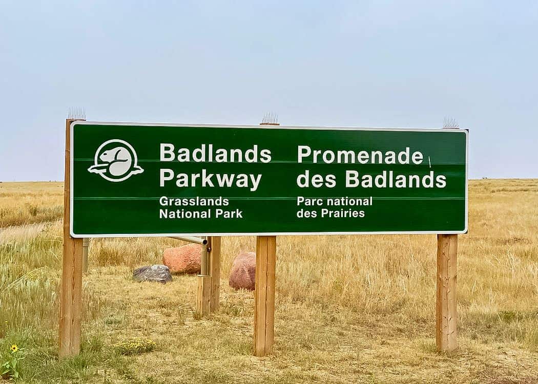 Grasslands NP - Badlands Parkway Sign
