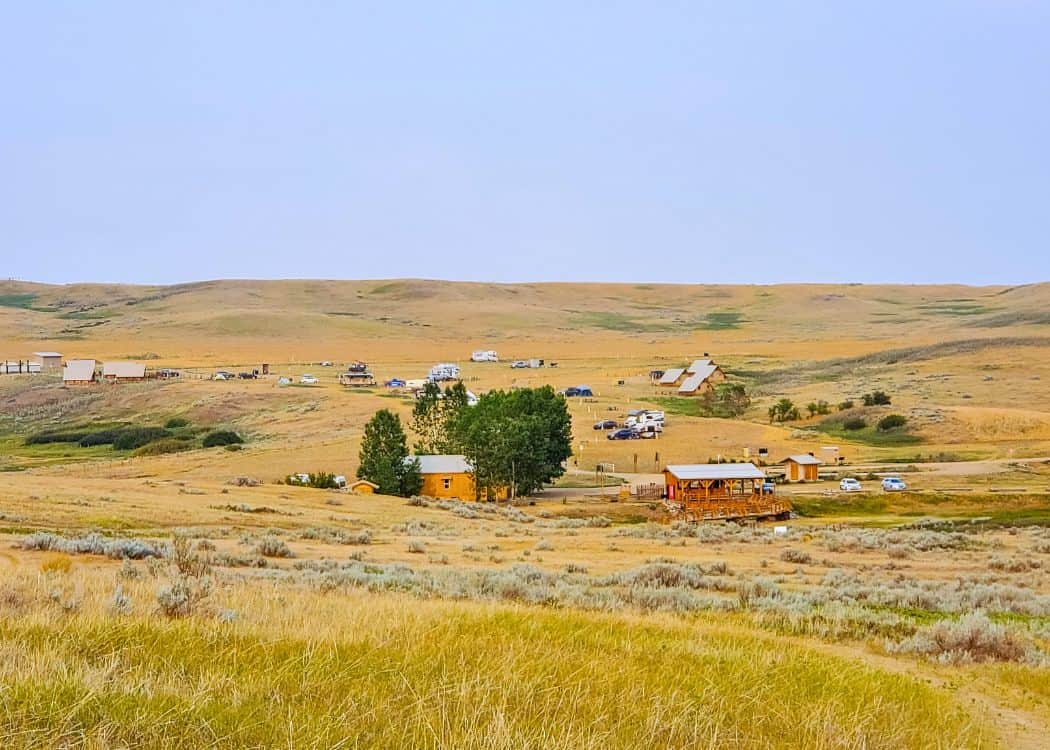 Grasslands NP - East Block from a distance