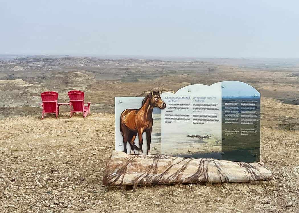 Grasslands NP - Horse Sign