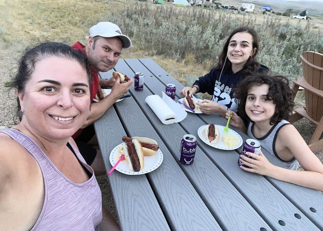 Grasslands NP - Simple dinner at the oTENTik